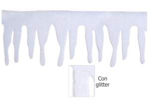 Decorative polyester popsicle fringe