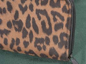 Leopard print animalier fabric sheet holder wholes