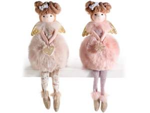 Faux fur christmas angels wholesalers