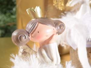 Wholesale Long Legs Resin Angel