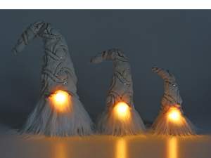 Nain de Noël lumineux en gros