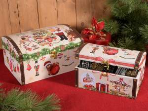 vente en gros de malles de Noël vintage