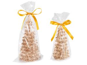 Grossiste de bougies dorées pour sapin de Noël