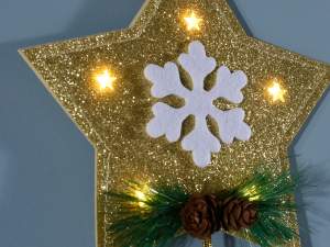 vente en gros décoration d'arbre étoile à accroche