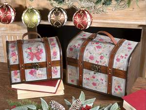 vente en gros de coffres de Noël décoratifs