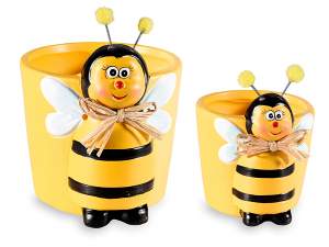 Vente en gros vases d'abeille en terre cuite