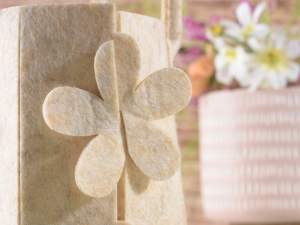 Vente en gros faveur de sac à main de fleur de pap