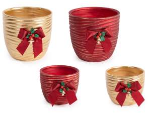 vases de Noël en céramique en gros