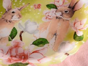 Vente en gros d'assiettes de lapin de Pâques