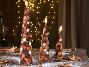 bougies en gros, épices pour arbres, biscuits de N