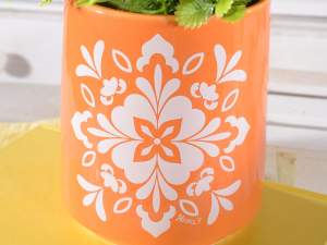 vente en gros de vases en céramique majolique