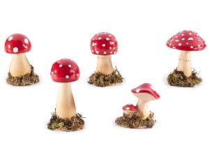 grossiste en décorations de champignons en résine