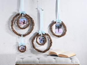 couronne de saule tressée ronde en gros