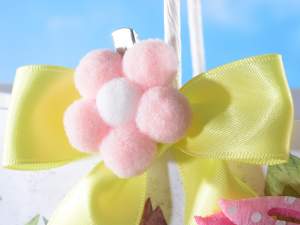 pinces à fleurs en tissu en gros