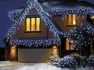 Grossista luce natale tenda pioggia