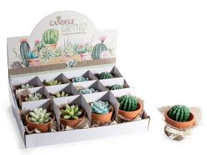 lumânări cu vază de cactus en-gros