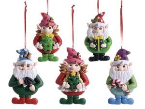 Décorations elfes en pâte de résine en gros