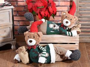wholesale christmas decoration window teddy bear