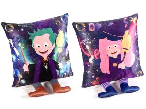 wholesale pillow halloween kids witch wizard