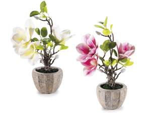 ingrosso magnolia artificiale vaso