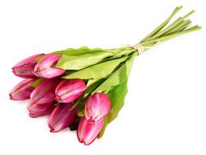 Grossista tulipani artificiali stoffa