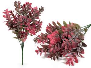 Ingrosso foglie rosse artificiali