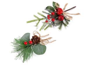 Grossista mazzo bacche rosse pick