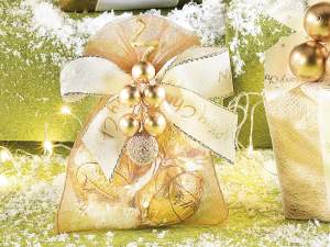 Ingrosso bacche decorative natale oro