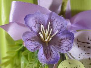 Grossista uova fiori artificiali