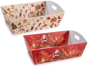 wholesale christmas paper tray gift