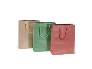 Colored paper gift bags