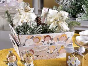 Wholesaler Christmas paper trays angels
