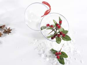 Transparent sphere that can be opened