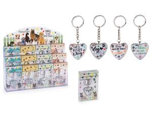 wholesale heart keychains for dogs