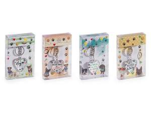 wholesale heart keychains for dogs