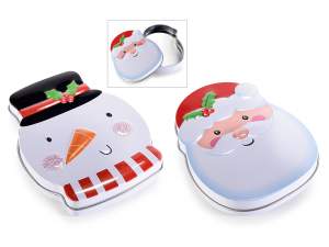 Christmas box Santa Claus puppet metal wholesale