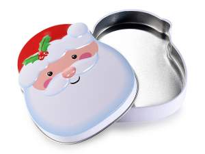 Christmas box Santa Claus puppet metal wholesale