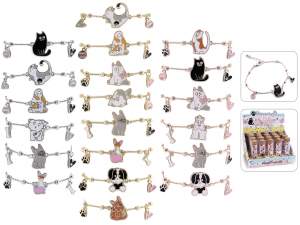 Wholesale baby animal cats and dogs bracelets