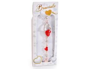 Wholesale valentine heart bracelet