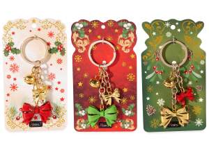 wholesale Christmas bow keychains