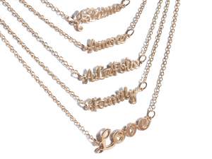 Wholesaler choker necklace words