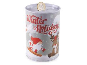 Wholesale metal piggy bank Christmas
