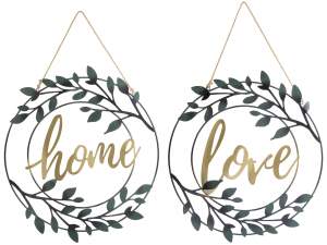 Wholesale metal wreaths home