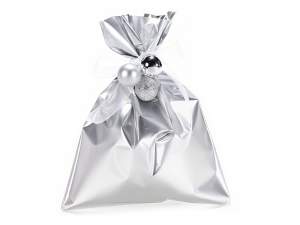 15x20h 45 micron matt silver metallic envelope