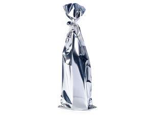 Wholesale gift bags shine silver