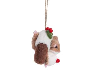 décoration d'arbre à souris en feutre en gros