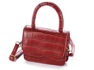 Mayorista mini bolso piel cocodrilo