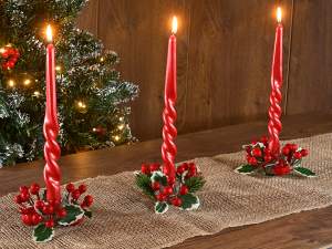 vente en gros de petites couronnes de houx de Noël