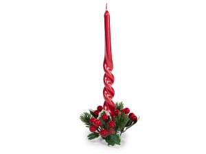 vente en gros de petites couronnes de houx de Noël