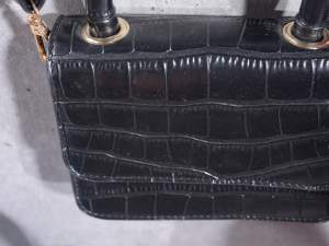 Wholesalers mini bag black crocodile leatherette b